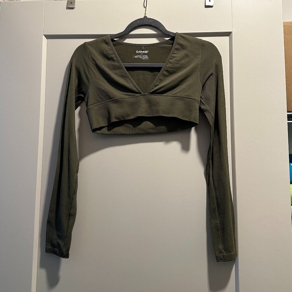 Cropped Garage Long Sleeve Top